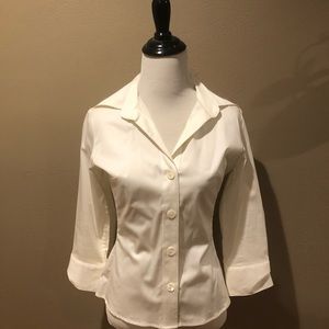 White Banana Republic Blouse XS w/ tags